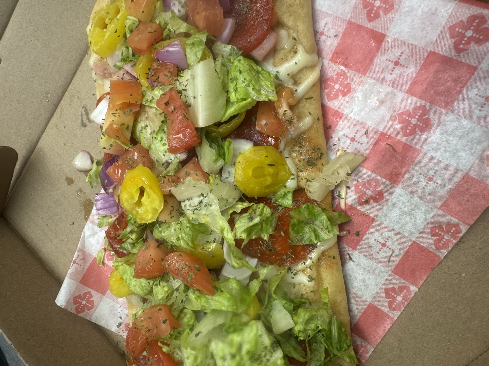 A colorful fresh salad